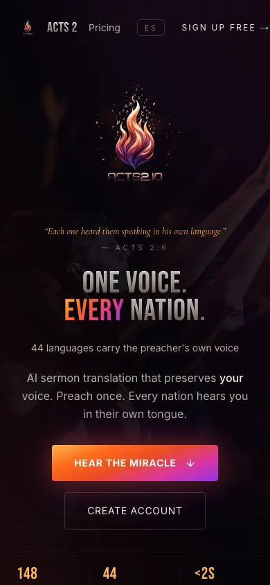 Acts 2 — En móvil