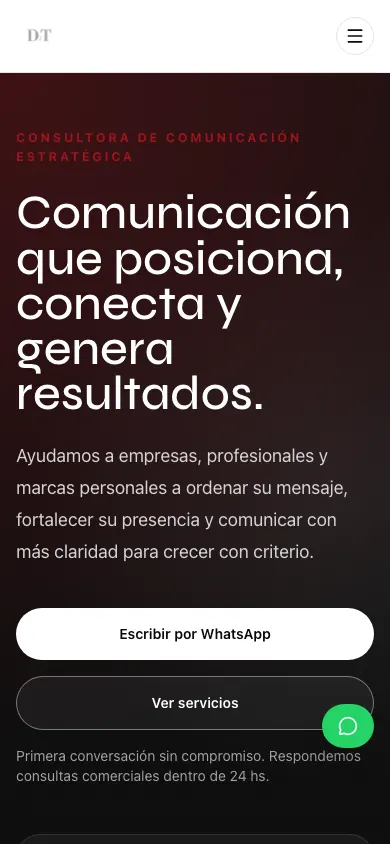DyT Comunicaciones — En móvil