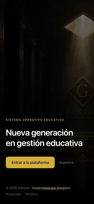 Génesis — En móvil